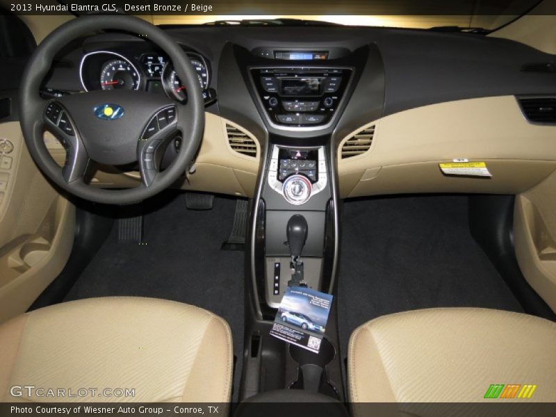 Desert Bronze / Beige 2013 Hyundai Elantra GLS