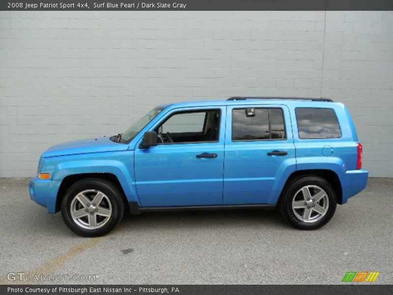 Surf Blue Pearl / Dark Slate Gray 2008 Jeep Patriot Sport 4x4