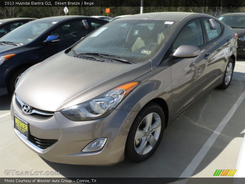 Desert Bronze / Beige 2013 Hyundai Elantra GLS