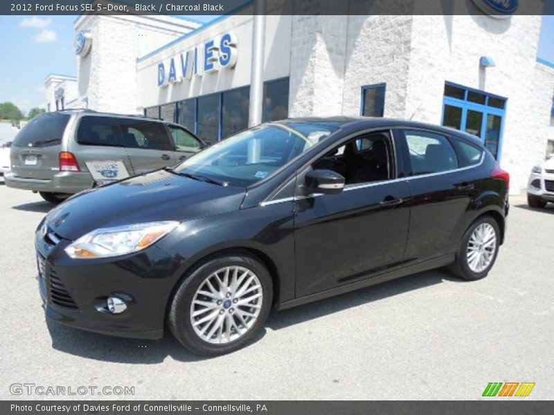 Black / Charcoal Black 2012 Ford Focus SEL 5-Door
