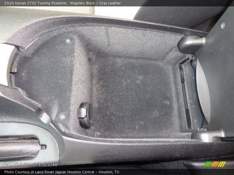 Magnetic Black / Gray Leather 2010 Nissan 370Z Touring Roadster