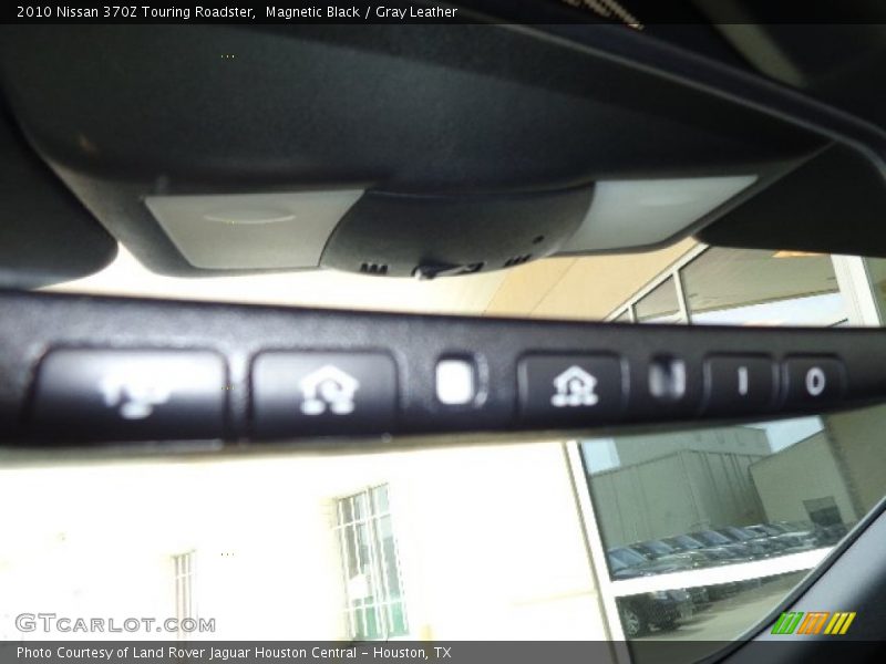 Magnetic Black / Gray Leather 2010 Nissan 370Z Touring Roadster