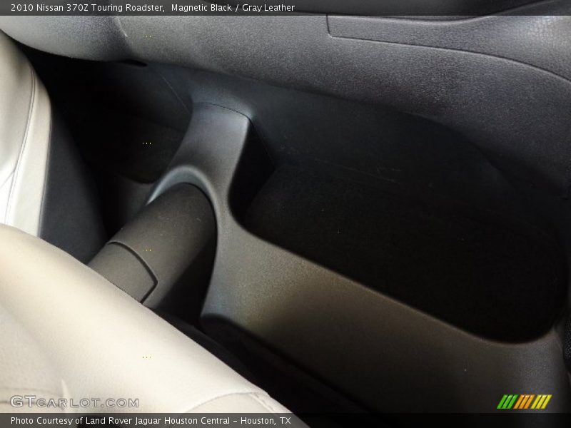 Magnetic Black / Gray Leather 2010 Nissan 370Z Touring Roadster