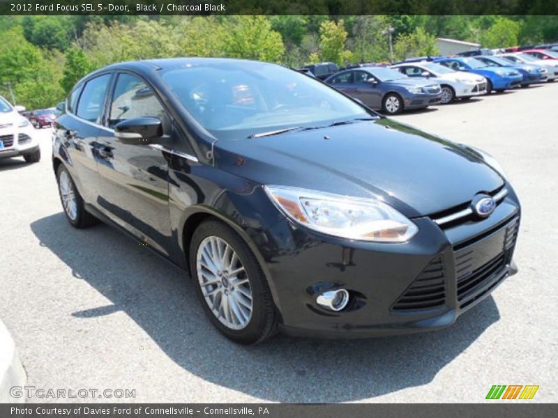 Black / Charcoal Black 2012 Ford Focus SEL 5-Door