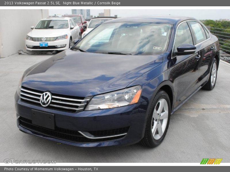Night Blue Metallic / Cornsilk Beige 2013 Volkswagen Passat 2.5L SE