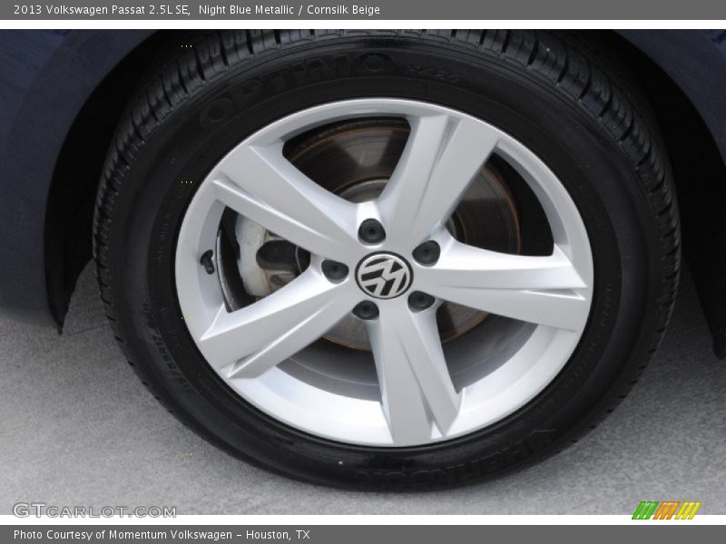 Night Blue Metallic / Cornsilk Beige 2013 Volkswagen Passat 2.5L SE