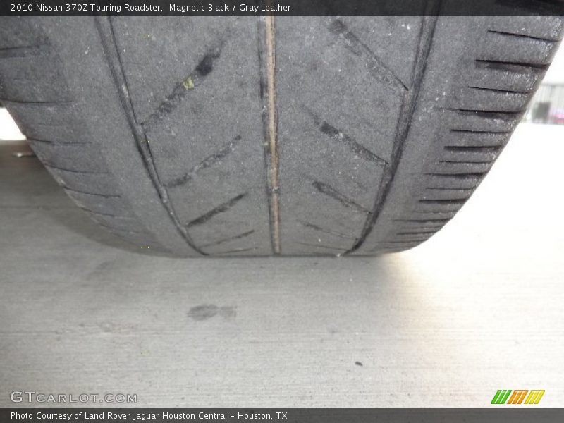 Magnetic Black / Gray Leather 2010 Nissan 370Z Touring Roadster