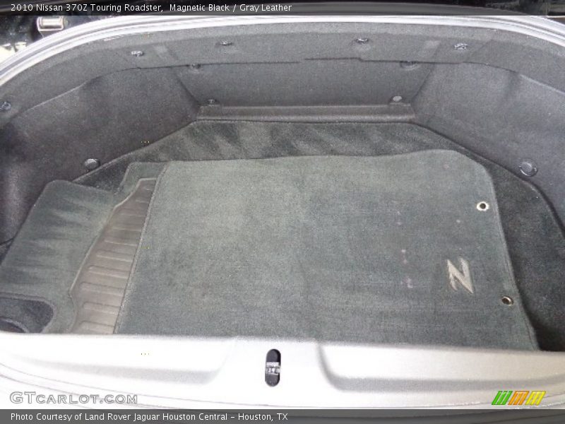 Magnetic Black / Gray Leather 2010 Nissan 370Z Touring Roadster