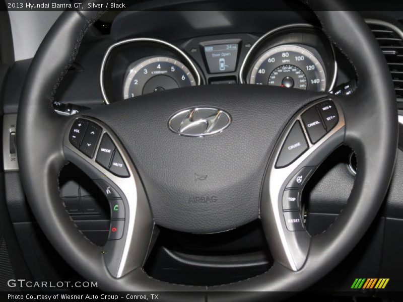 Silver / Black 2013 Hyundai Elantra GT