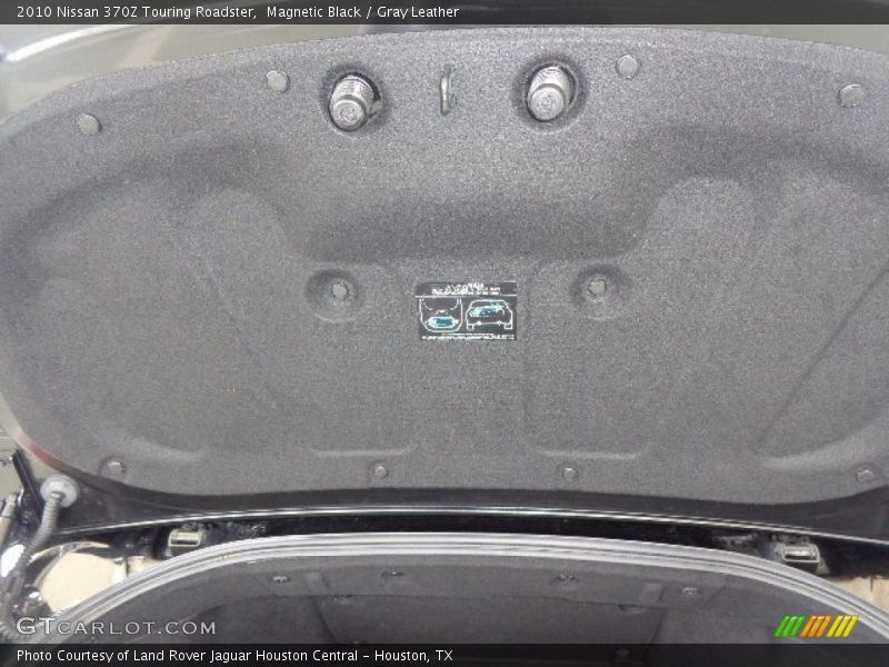 Magnetic Black / Gray Leather 2010 Nissan 370Z Touring Roadster