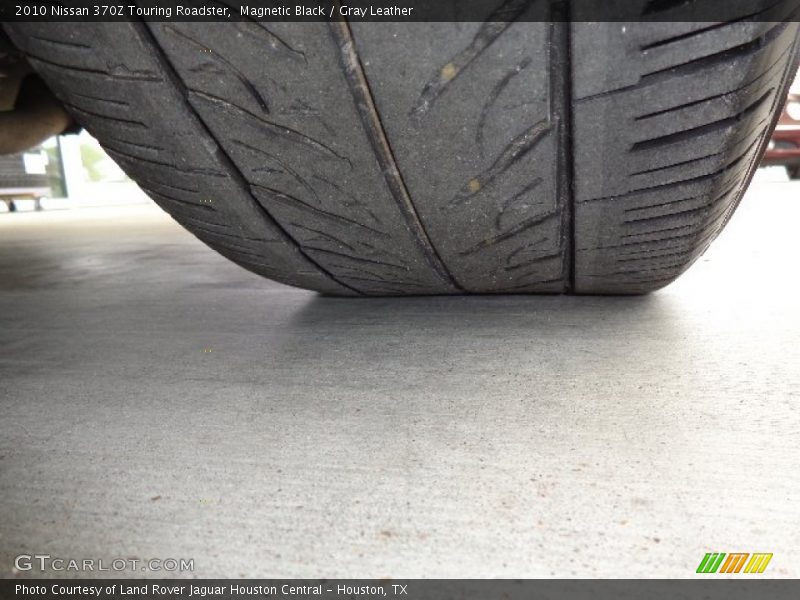 Magnetic Black / Gray Leather 2010 Nissan 370Z Touring Roadster