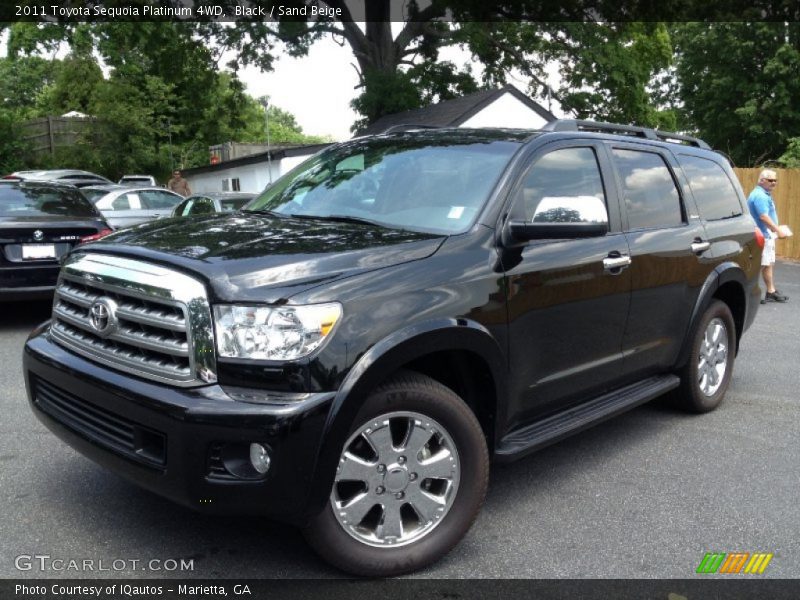 Black / Sand Beige 2011 Toyota Sequoia Platinum 4WD