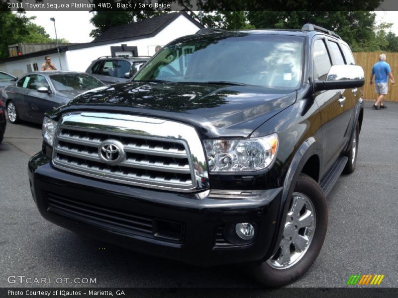 Black / Sand Beige 2011 Toyota Sequoia Platinum 4WD
