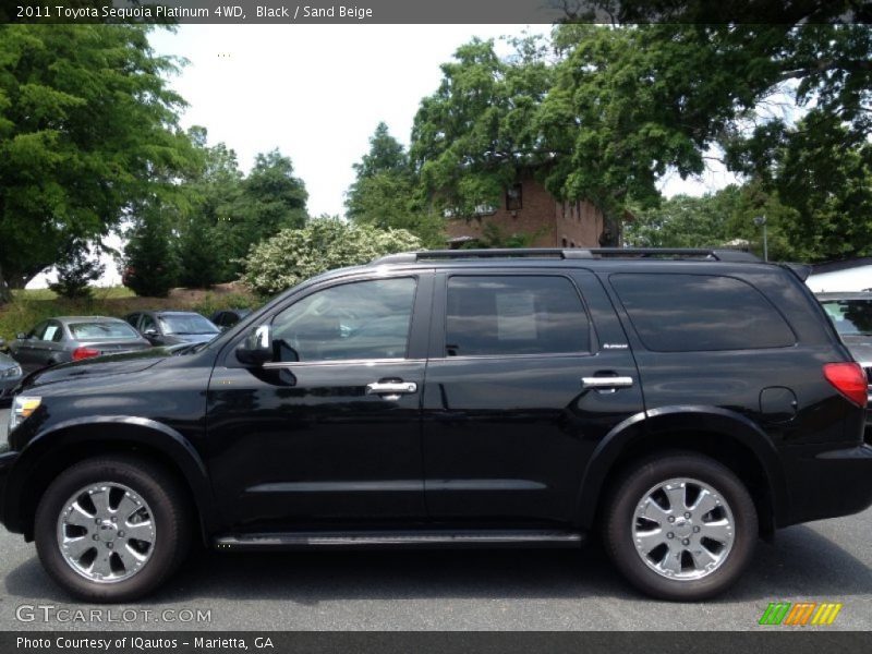 Black / Sand Beige 2011 Toyota Sequoia Platinum 4WD