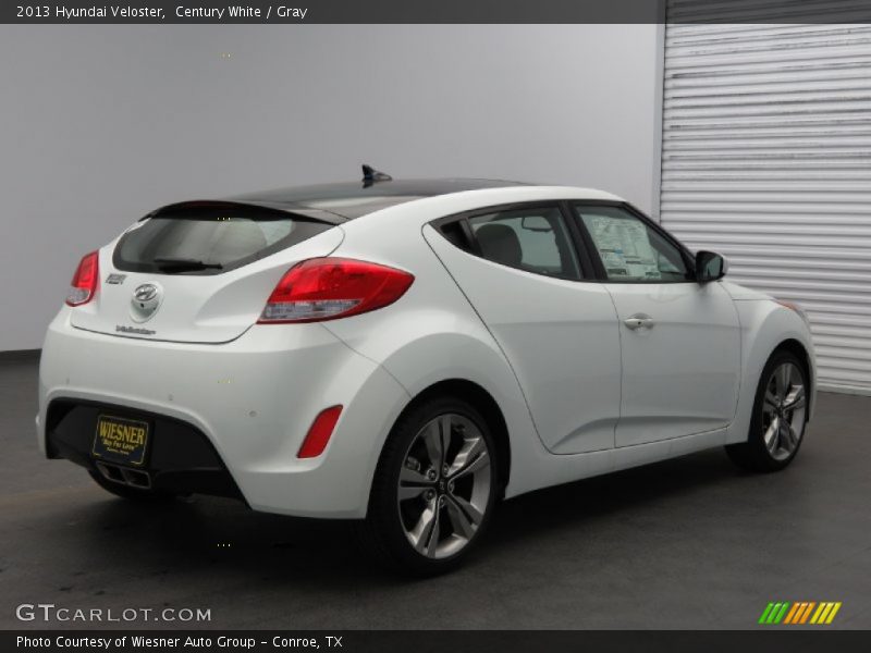Century White / Gray 2013 Hyundai Veloster