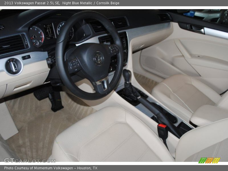 Night Blue Metallic / Cornsilk Beige 2013 Volkswagen Passat 2.5L SE
