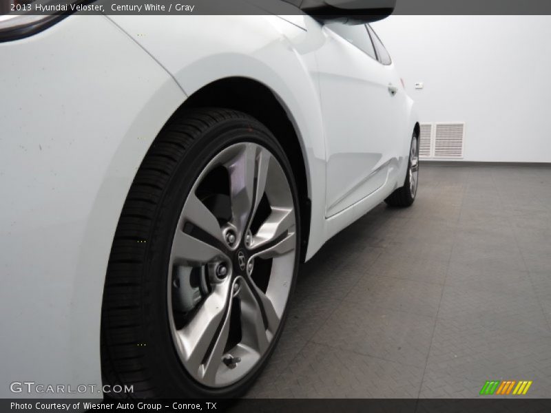 Century White / Gray 2013 Hyundai Veloster