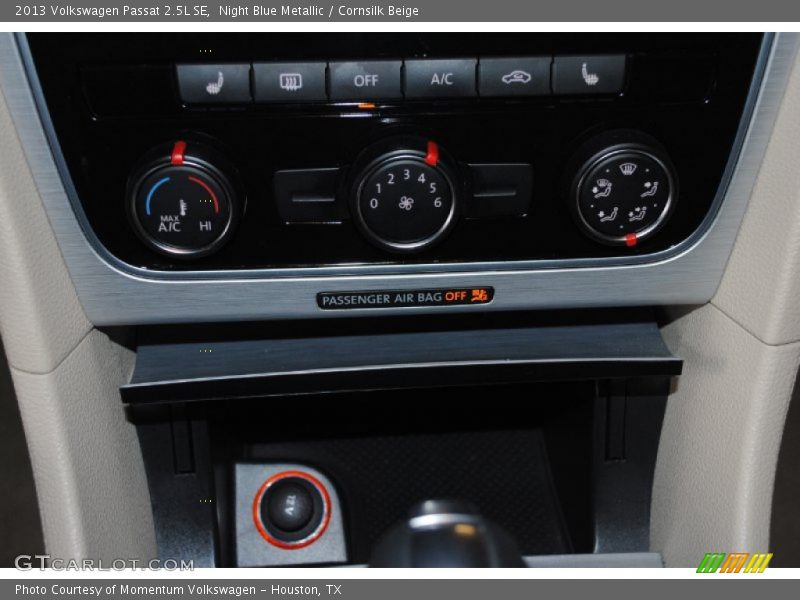 Night Blue Metallic / Cornsilk Beige 2013 Volkswagen Passat 2.5L SE
