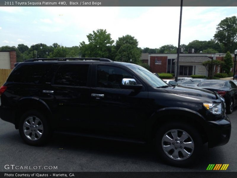 Black / Sand Beige 2011 Toyota Sequoia Platinum 4WD