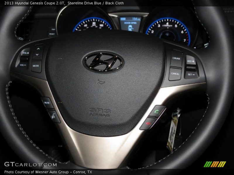 Shoreline Drive Blue / Black Cloth 2013 Hyundai Genesis Coupe 2.0T