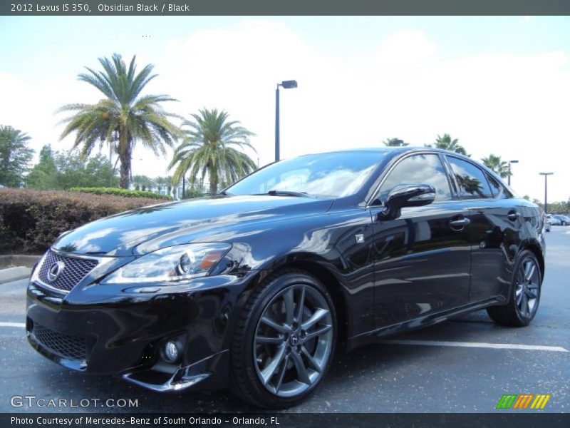 Front 3/4 View of 2012 IS 350