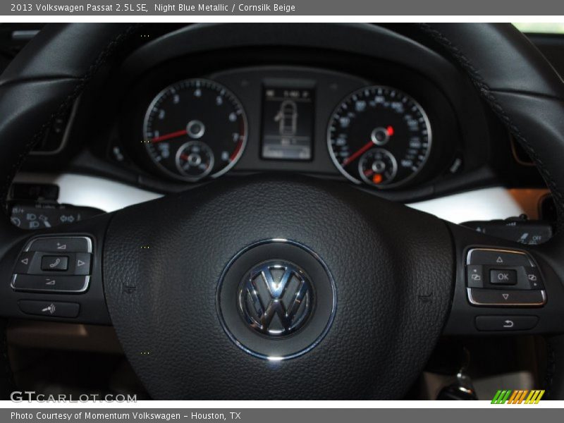 Night Blue Metallic / Cornsilk Beige 2013 Volkswagen Passat 2.5L SE