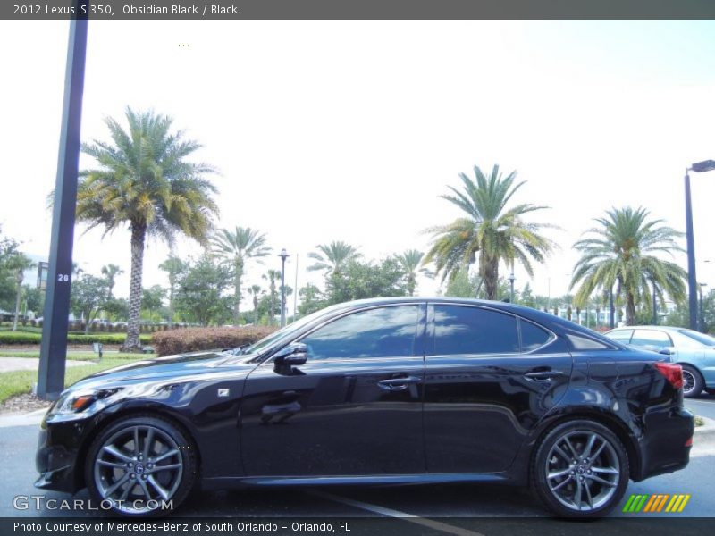  2012 IS 350 Obsidian Black