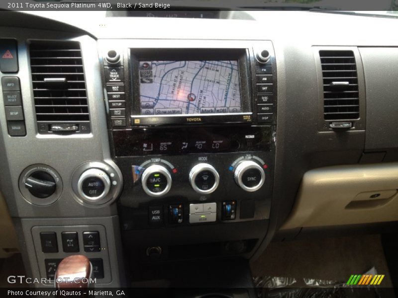 Black / Sand Beige 2011 Toyota Sequoia Platinum 4WD