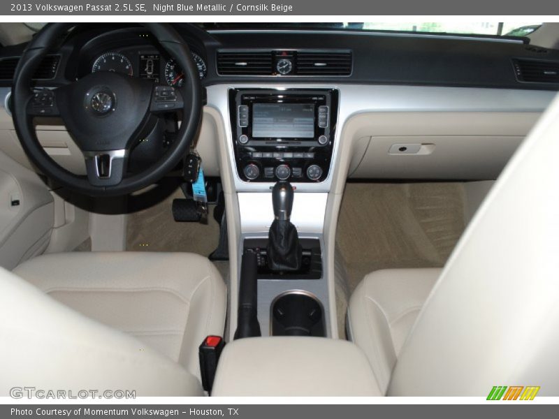 Night Blue Metallic / Cornsilk Beige 2013 Volkswagen Passat 2.5L SE