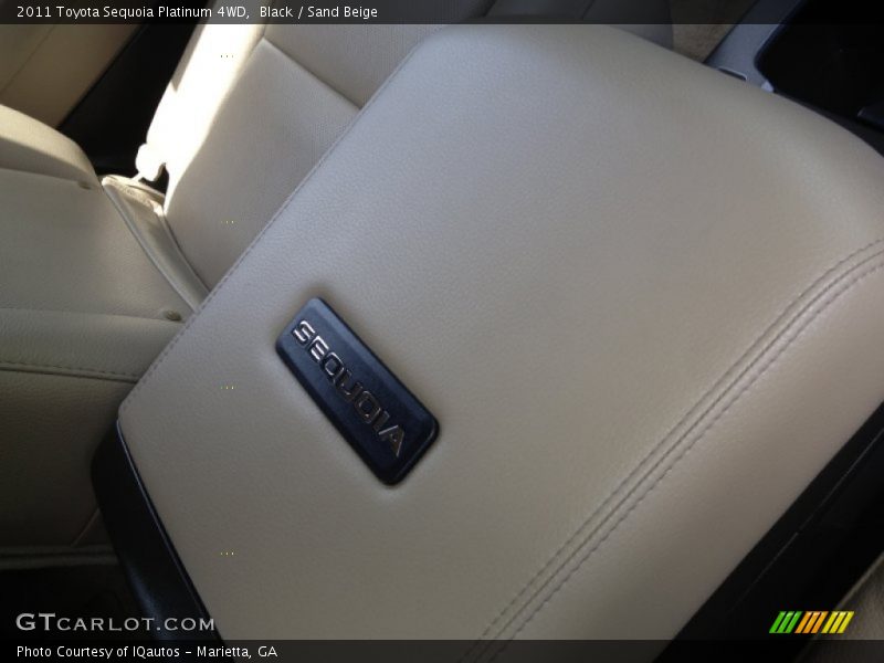 Black / Sand Beige 2011 Toyota Sequoia Platinum 4WD
