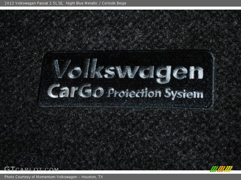 Night Blue Metallic / Cornsilk Beige 2013 Volkswagen Passat 2.5L SE