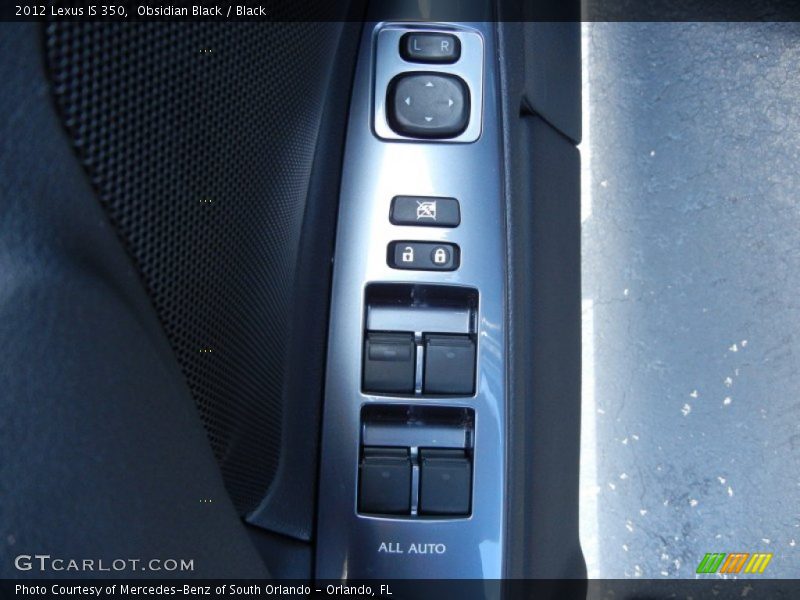 Obsidian Black / Black 2012 Lexus IS 350