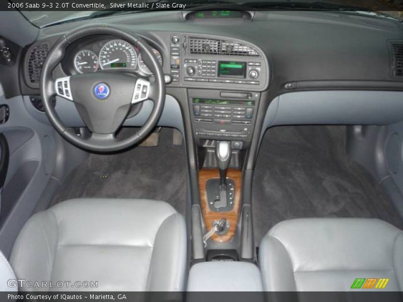 Silver Metallic / Slate Gray 2006 Saab 9-3 2.0T Convertible