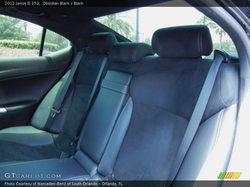 Obsidian Black / Black 2012 Lexus IS 350