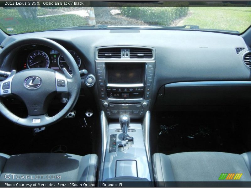 Dashboard of 2012 IS 350