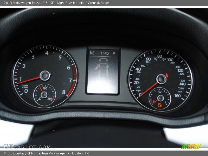 Night Blue Metallic / Cornsilk Beige 2013 Volkswagen Passat 2.5L SE