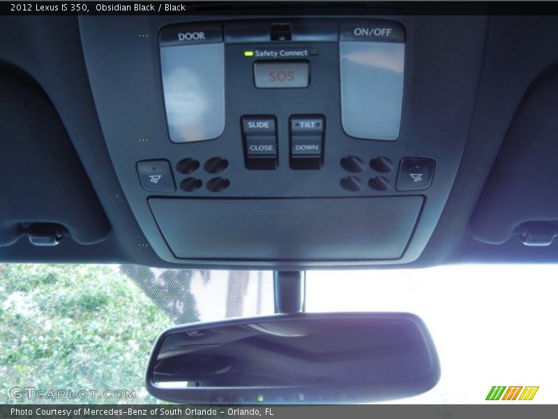 Obsidian Black / Black 2012 Lexus IS 350