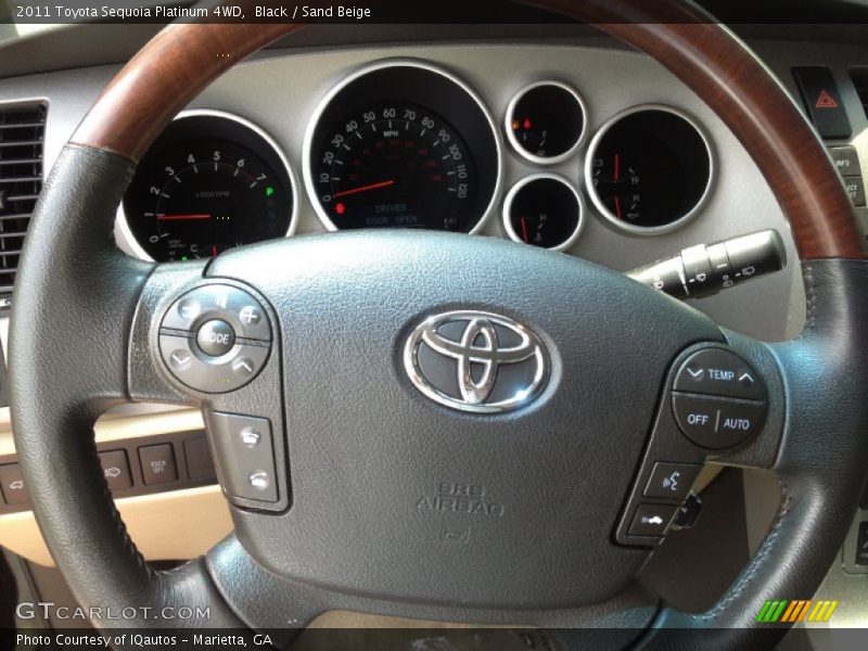 Black / Sand Beige 2011 Toyota Sequoia Platinum 4WD