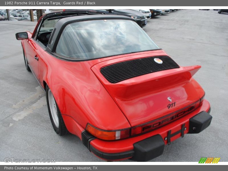 Guards Red / Black 1982 Porsche 911 Carrera Targa