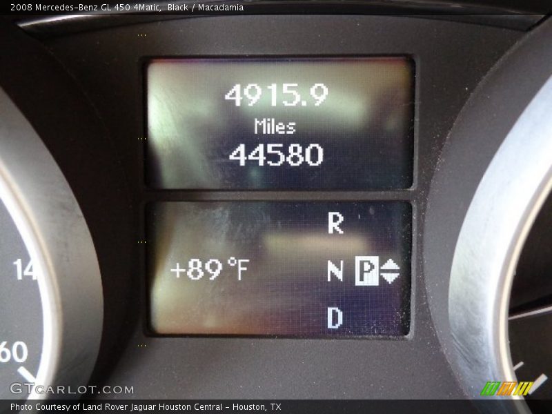 Black / Macadamia 2008 Mercedes-Benz GL 450 4Matic