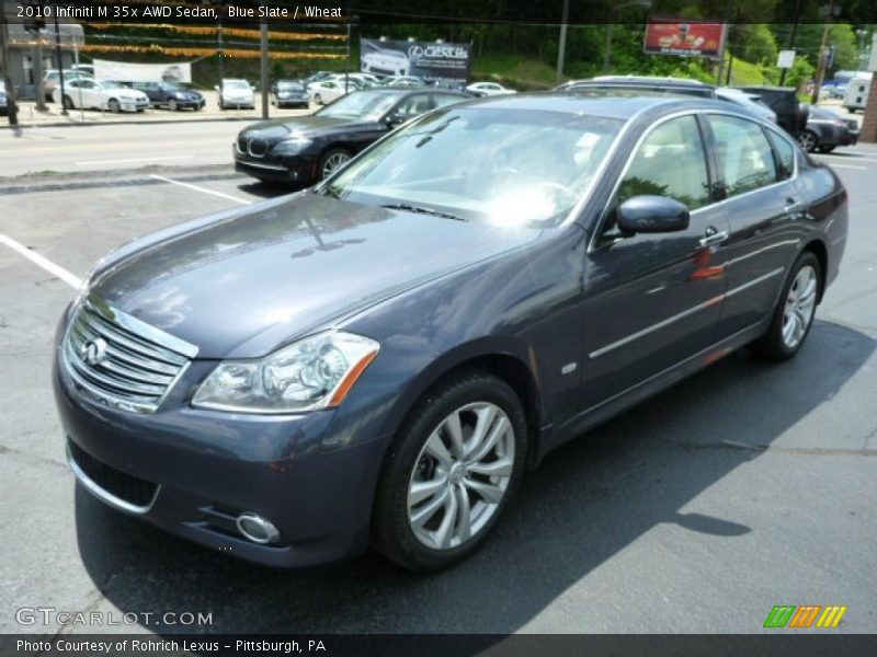 Blue Slate / Wheat 2010 Infiniti M 35x AWD Sedan