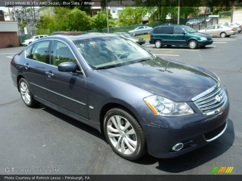Blue Slate / Wheat 2010 Infiniti M 35x AWD Sedan