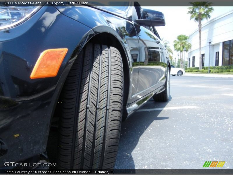 Black / Black 2011 Mercedes-Benz C 300 Sport