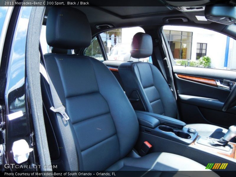 Black / Black 2011 Mercedes-Benz C 300 Sport