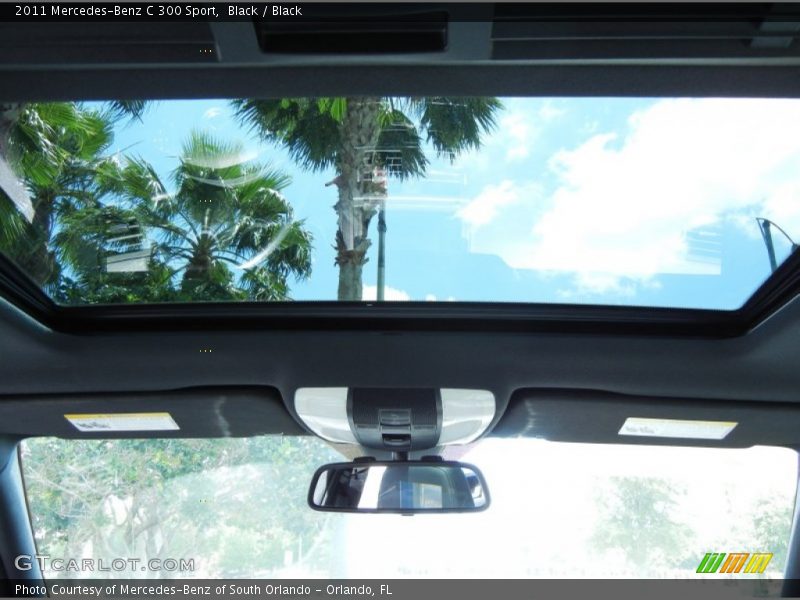 Sunroof of 2011 C 300 Sport