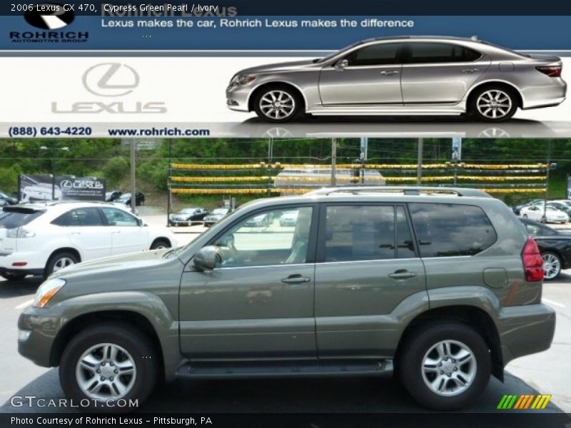 Cypress Green Pearl / Ivory 2006 Lexus GX 470