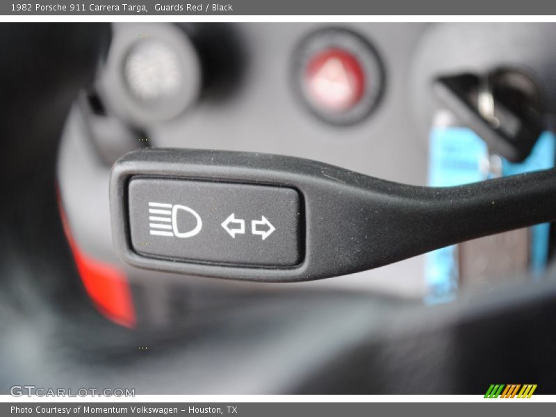 Controls of 1982 911 Carrera Targa
