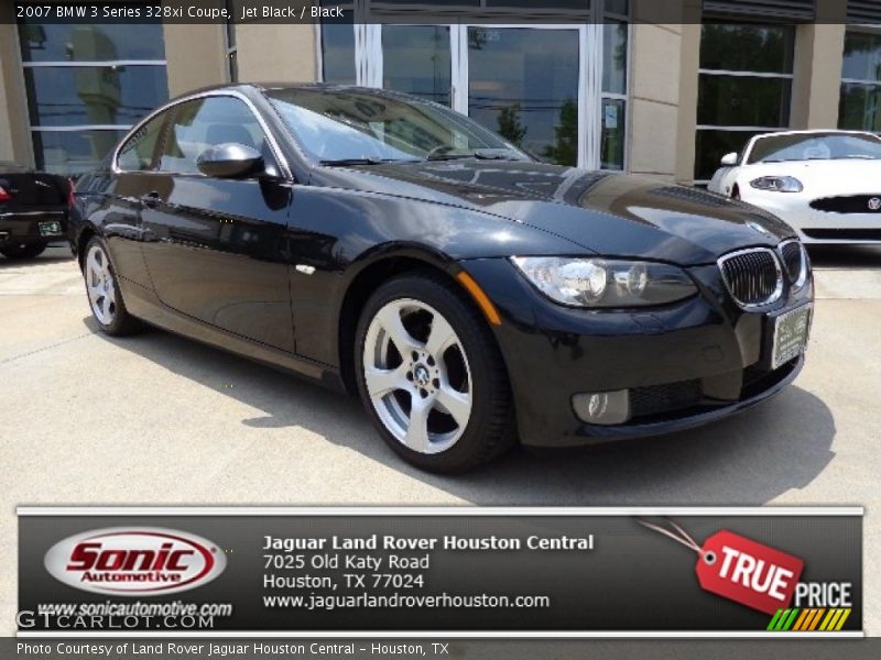 Jet Black / Black 2007 BMW 3 Series 328xi Coupe