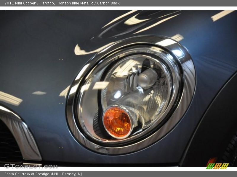 Horizon Blue Metallic / Carbon Black 2011 Mini Cooper S Hardtop