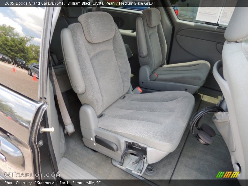 Brilliant Black Crystal Pearl / Medium Slate Gray 2005 Dodge Grand Caravan SXT